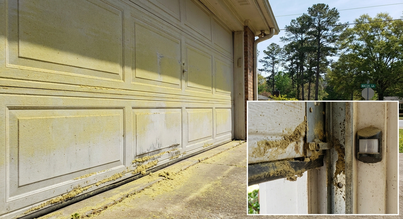 Can Tree Pollen Cause Garage Door Problems in Macon?
