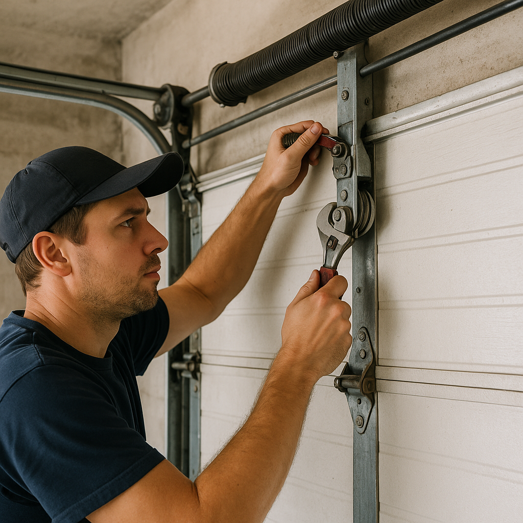 How to Fix a Noisy Garage Door in Thomaston