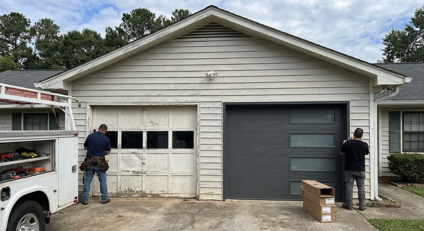 Is it Better to Replace or Repair Your Garage Door in Zebulon?