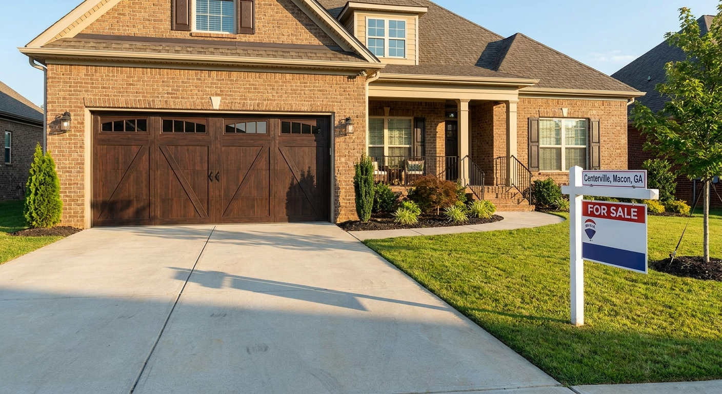 Garage door replacement in Macon before selling your home