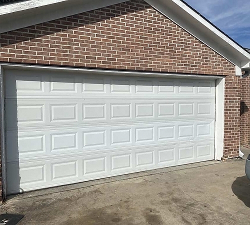  Wide garage door for two autos